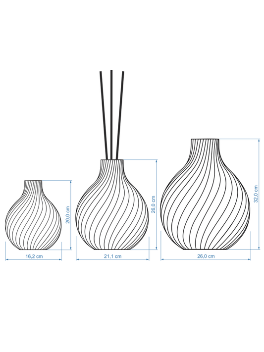 Vase “Luna” | Modernité et élégance